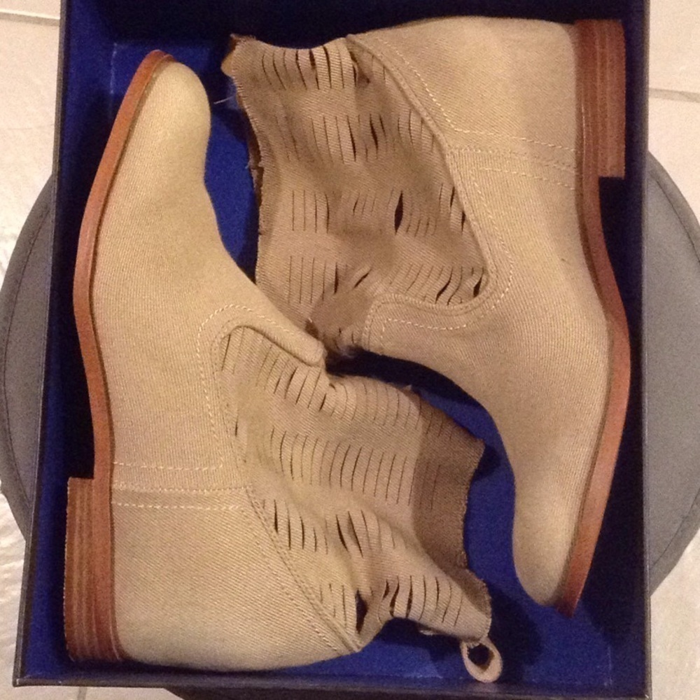 💕JOE'S JEANS💕 Mirage Booties - Neutral Beige Size 9 New in Box - Picture 6 of 8